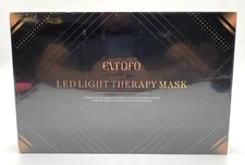Brand New EVFOFO Blue Red LED Light Therapy Mask Device For Face - White