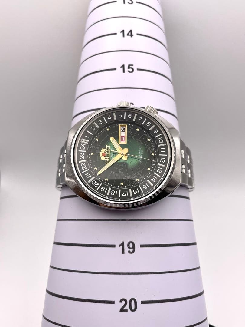 Orient Revival World Map Automatic Volume F692-Ua… - image 13