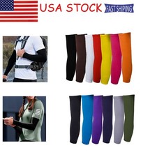 1pair Cover UV Sun Protection Arm Sleeves Cooling Outdoor Sports for Men women