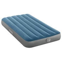 Luftbett Mit Pumpe Dunkelblau Und Grau 99 X 191 X 25 Cm Luftmatratze Luftbett P