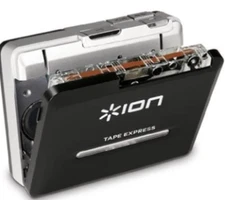 ION Tape Express Plus | Cassette Player and Tape-to-Digital Converter with USB &