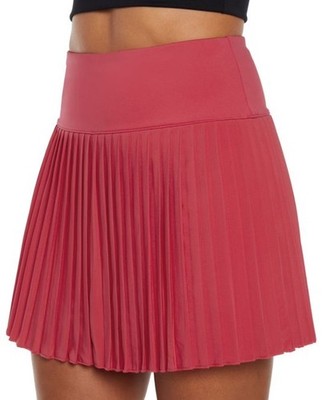 GapFit Women's Pleated Skort, Built-in Shorts w/ Phone Pocket, XXL, Pink, NWT