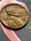 AU 1954 S Lincoln Wheat Cent. Crazy Improper Alloy Mix! Wood Grain Woody Penny.