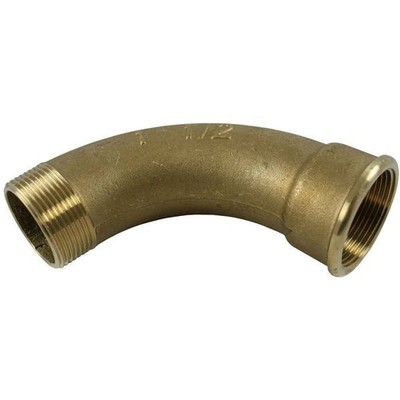 Maestrini Brass Swept 90 Degree Elbow (Male/Female / 1-1/2'' BSP)