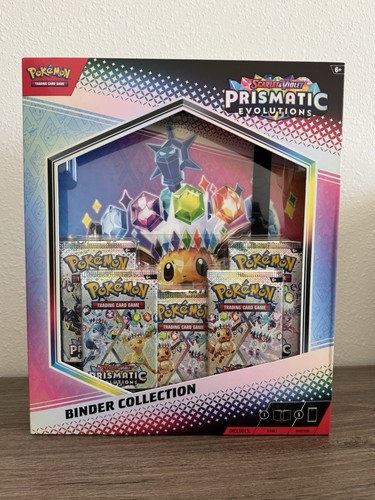 Pokemon TCG Scarlet & Violet Prismatic Evolutions Binder Collection SHIPS TODAY!