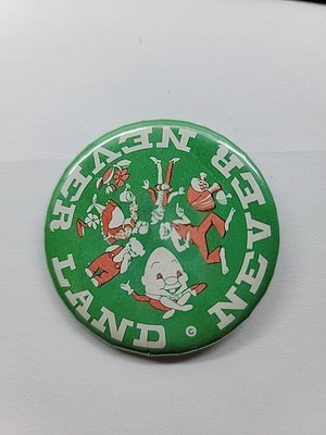 Never Never Land Button Pin