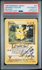 1999 Pokemon Jungle Pikachu #60 Veronica Taylor Signed Card PSA 10 Autograph GEM