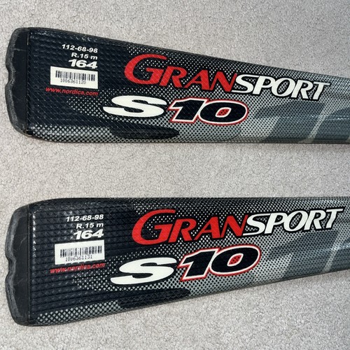 NORDICA SKI GRAN SPORT S10 (164CM) & BINDING SYSTEM sci usati delicatamente Down Hill - Foto 20 di 24