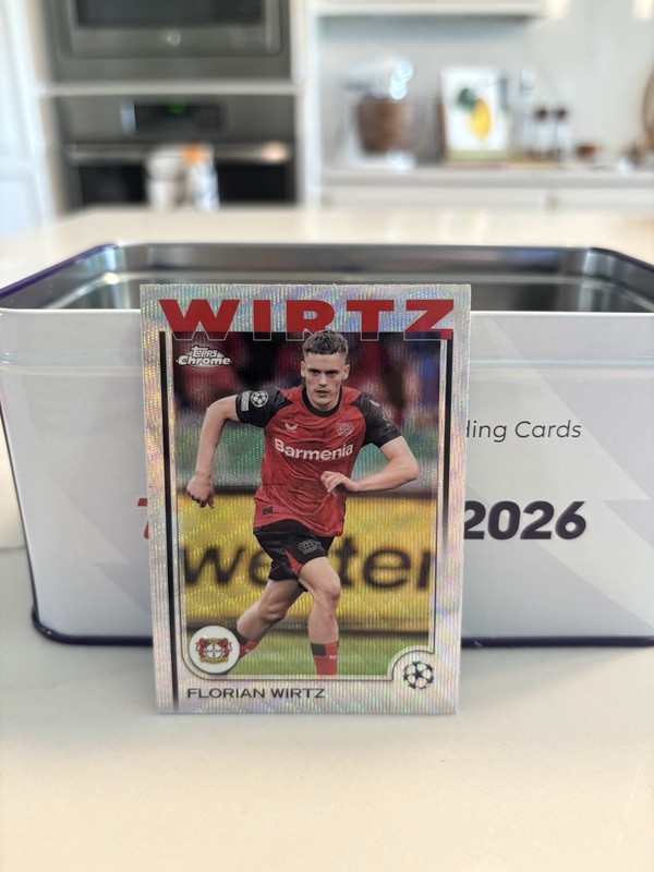 2024-25 Topps Chrome Uefa Club Competitions - Florian Wirtz #150 Wave Refractor