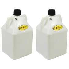 Flo-Fast 15503 Facing 15 Gallon Clear Utility Jug - 2 PK