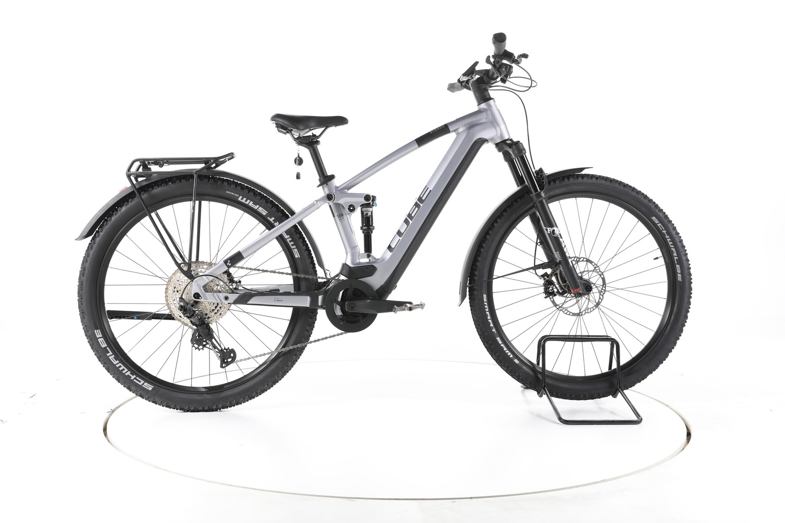 Cube Stereo Hybrid 120 Race Allroad VAE SUV Bosch Batterie 750Wh 29" 2023 argent