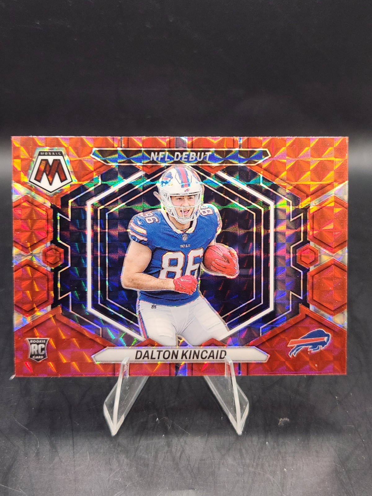 2023 Panini Mosaic - Nfl Debut Dalton Kincaid #ND-20 Red Mosaic Prizm (RC)