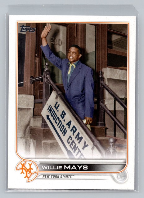 Topps 2022 Update Willie Mays Legend Variation SP Card US24 New York Giants