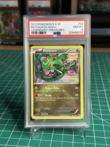 Rayquaza graded PSA 8 for sale on eBay