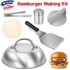 Smash Burger Press Kit for Griddle,5PC Griddle Accessories Set with Burger Press