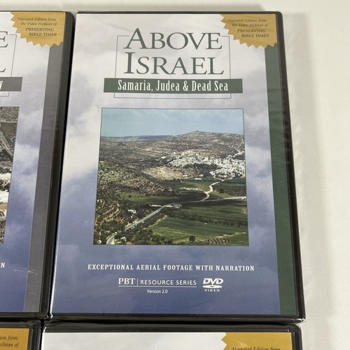 Above Israel DVDs 1 2 3 4 Set, Exceptional Aerial Footage w/ Narration RARE 2004 - Picture 3 of 14