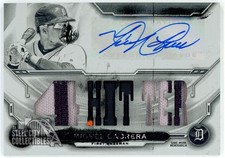 Miguel Cabrera 2019 Topps Triple Threads White Whale Plate Patch Auto Card 1/1