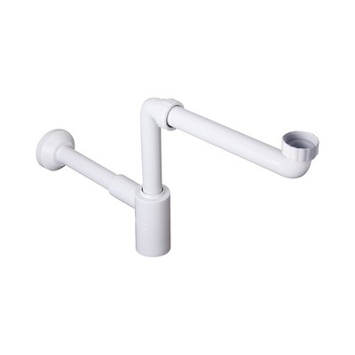OMP TEA 1 1/4 x Ø 32 mm Raumspar Flaschensiphon Geruchsverschluss für Waschtisch