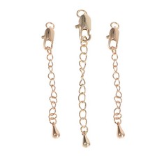 3 PCS Diy Link Chain for Jewelry Making Jewellery Extension Chains