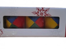 3 Piece Set Multi Colored Juggling Balls Beginner Circus Skill Toy Gear New Box