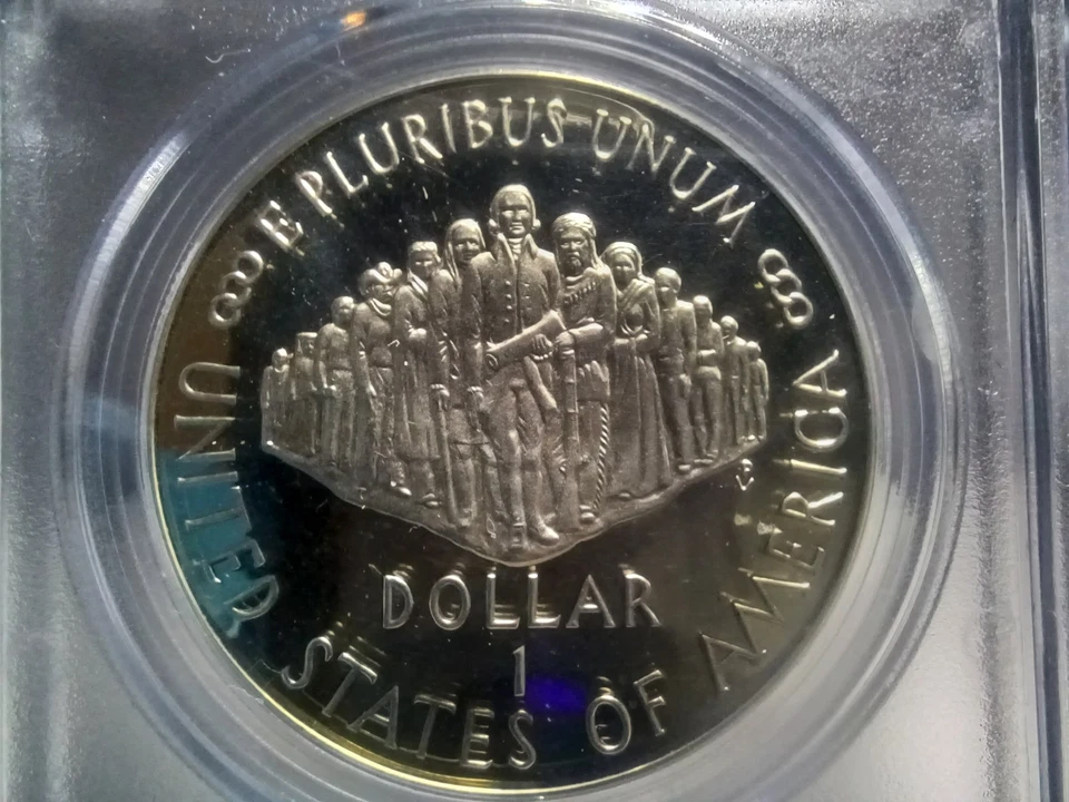 USA Constitution 1987-S Commemorative Silver Dollar PCGS PF69DCAM. Video SL0176. - Image 4 of 4