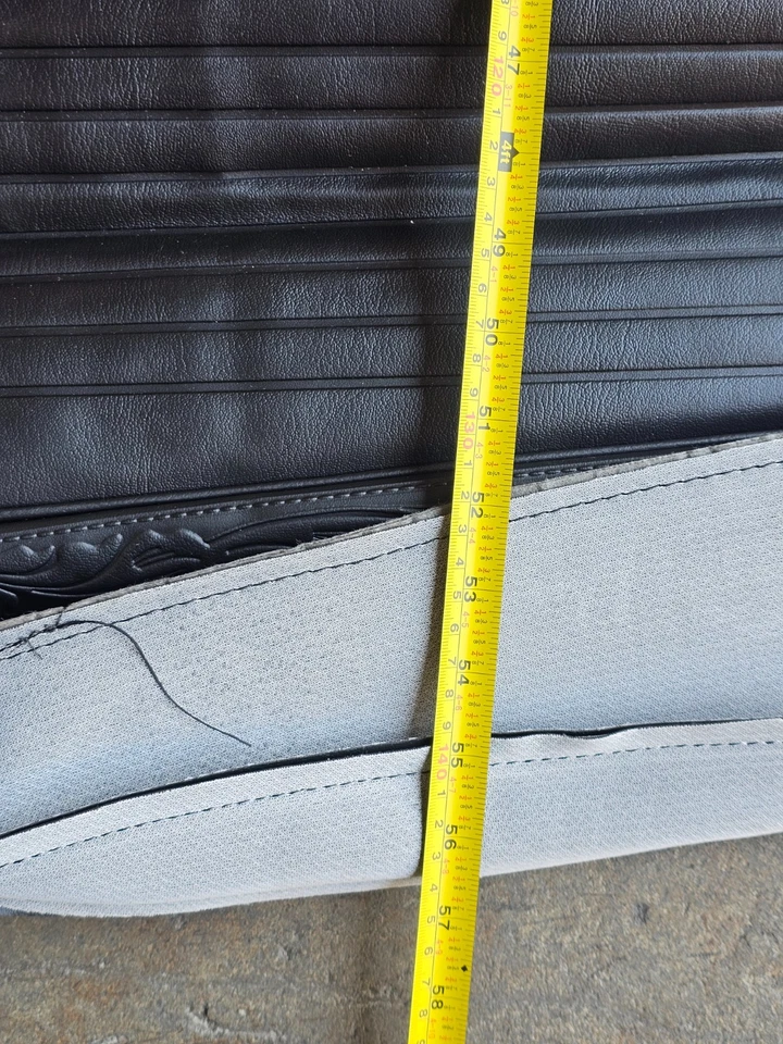 PUI 66KSR10C Hardtop Black Rear Bench Seat Cover for 1966 Plymouth Satellite - Image 4 of 4