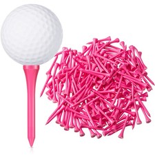 200 Pcs Golf Tees Bamboo Golf Tees Professional Golf Tees Bulk for Women Golf...