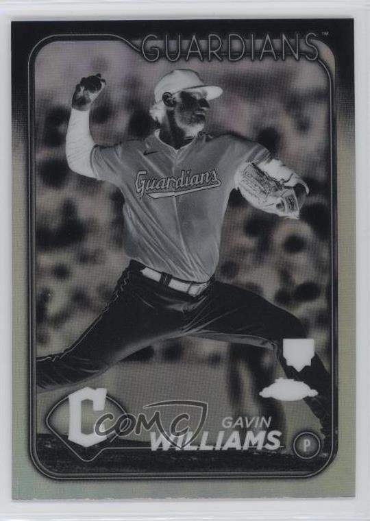 2024 Topps Chrome Negative Refractor Gavin Williams #15 kn8