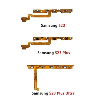 Samsung Galaxy S23 / Plus / Ultra - Power Flex An/Aus Laut/Leise Volume Kabel
