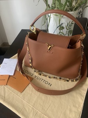 Louis Vuitton Capucines Souple GM Cognac