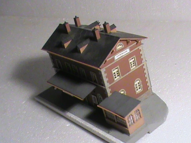gare voyageurs HO KIBRI/ MAQUETTE GRANDE GARE/ OCCASION - Photo 3/4