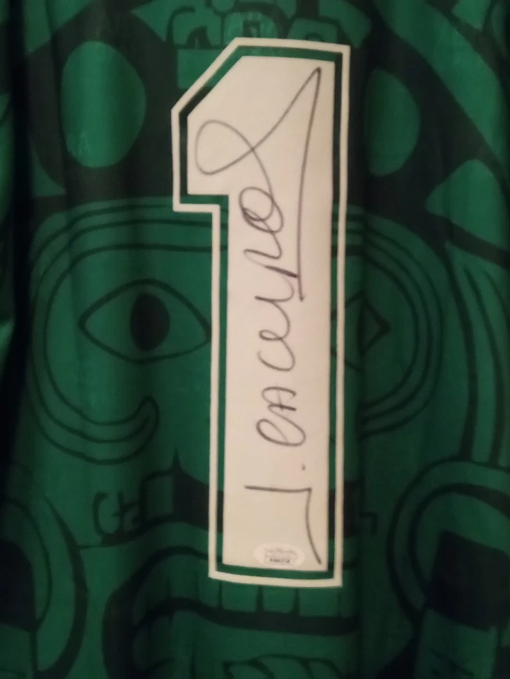 Jorge Campos Signed Mexico Jersey JSA COA(WB665728) - Image 2 of 4