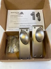 Nostalgic Satin Nickel Finish Door Knob Set