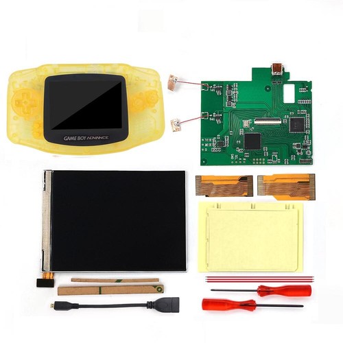 GBA V2 IPS Backlight LCD HDMI-Compatible Output Retro Pixel Kit+Colorful Buttons - Picture 67 of 70