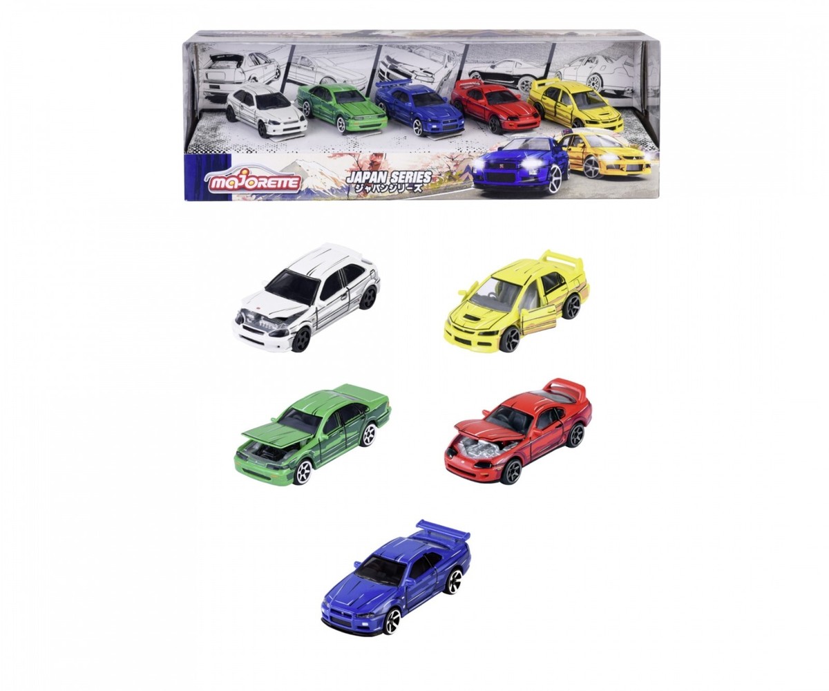 Majorette Japan Series 5 Pack Giftpack Giftset Model Car metal