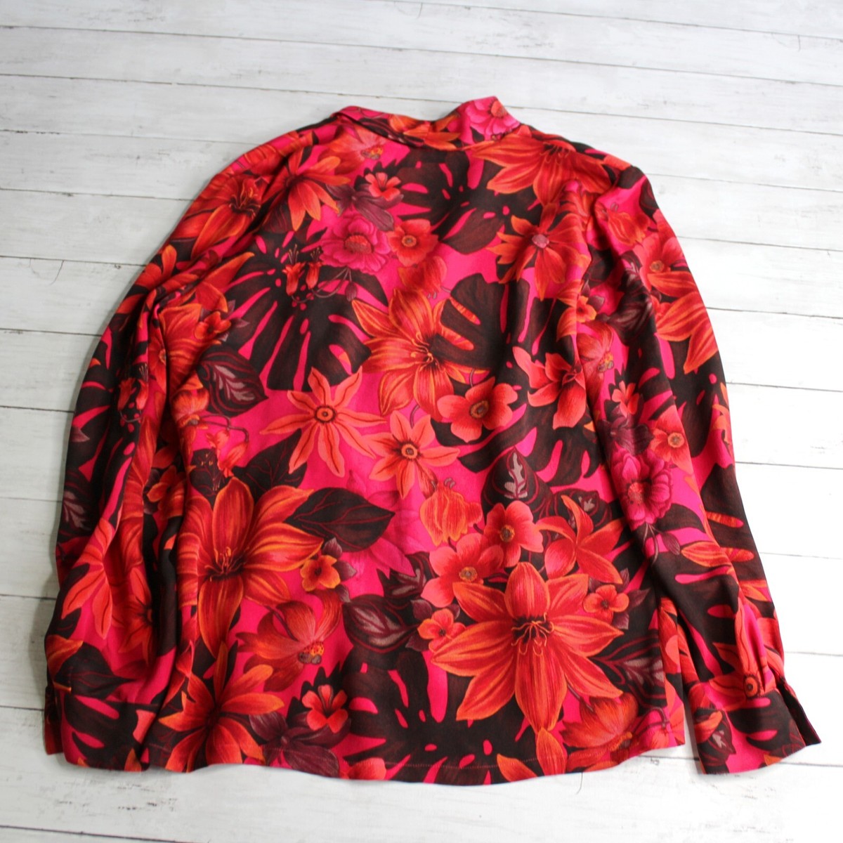 Vintage ”DANA BUCHMAN\" floral blouse Dana buchman vintage floral blouse - Gem