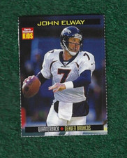 JOHN ELWAY NFL HOF - 1999 SI SPORTS ILLUSTRATED FOR KIDS GREATEST ATHLETES CARD