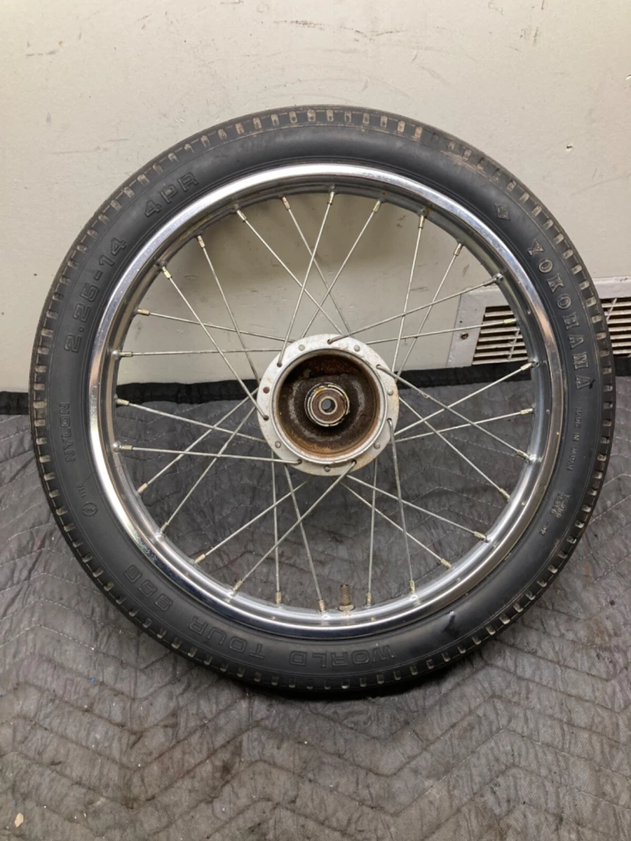 1982 Honda Express NC50 H1574 front wheel rim hub drum 14in eBay