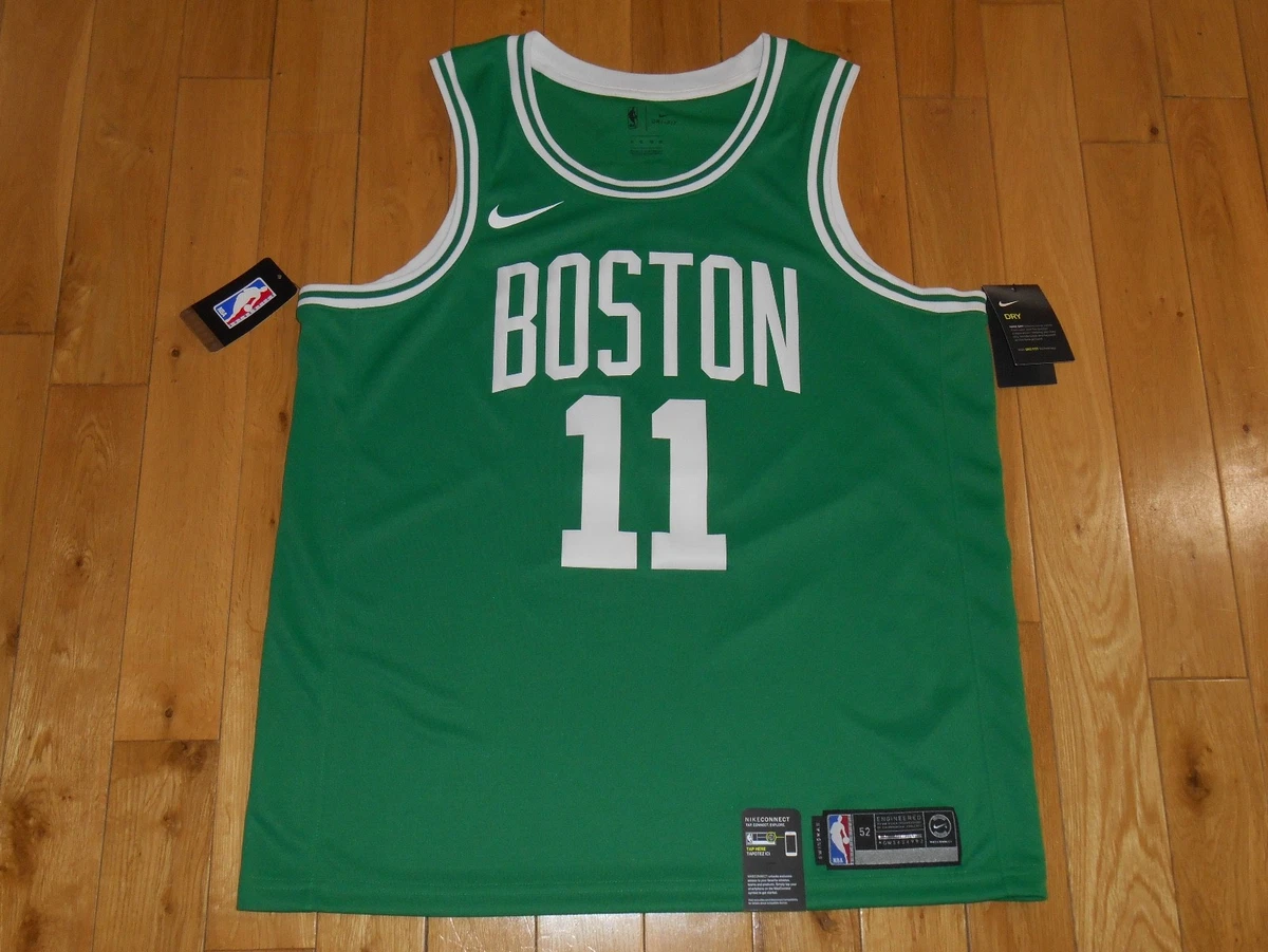 New Nike KYRIE IRVING Green BOSTON CELTICS Mens NBA 52 XL |