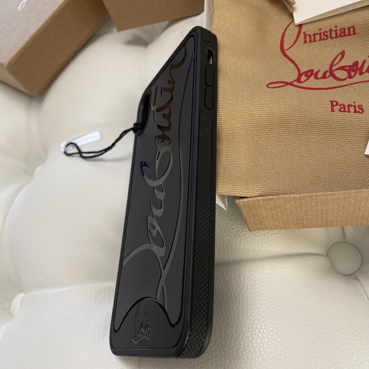 Christian Louboutin Iphone XS MAX Black Case New Loubiphone Christian Louboutin Iphone XS MAX Black Case New Loubiphone