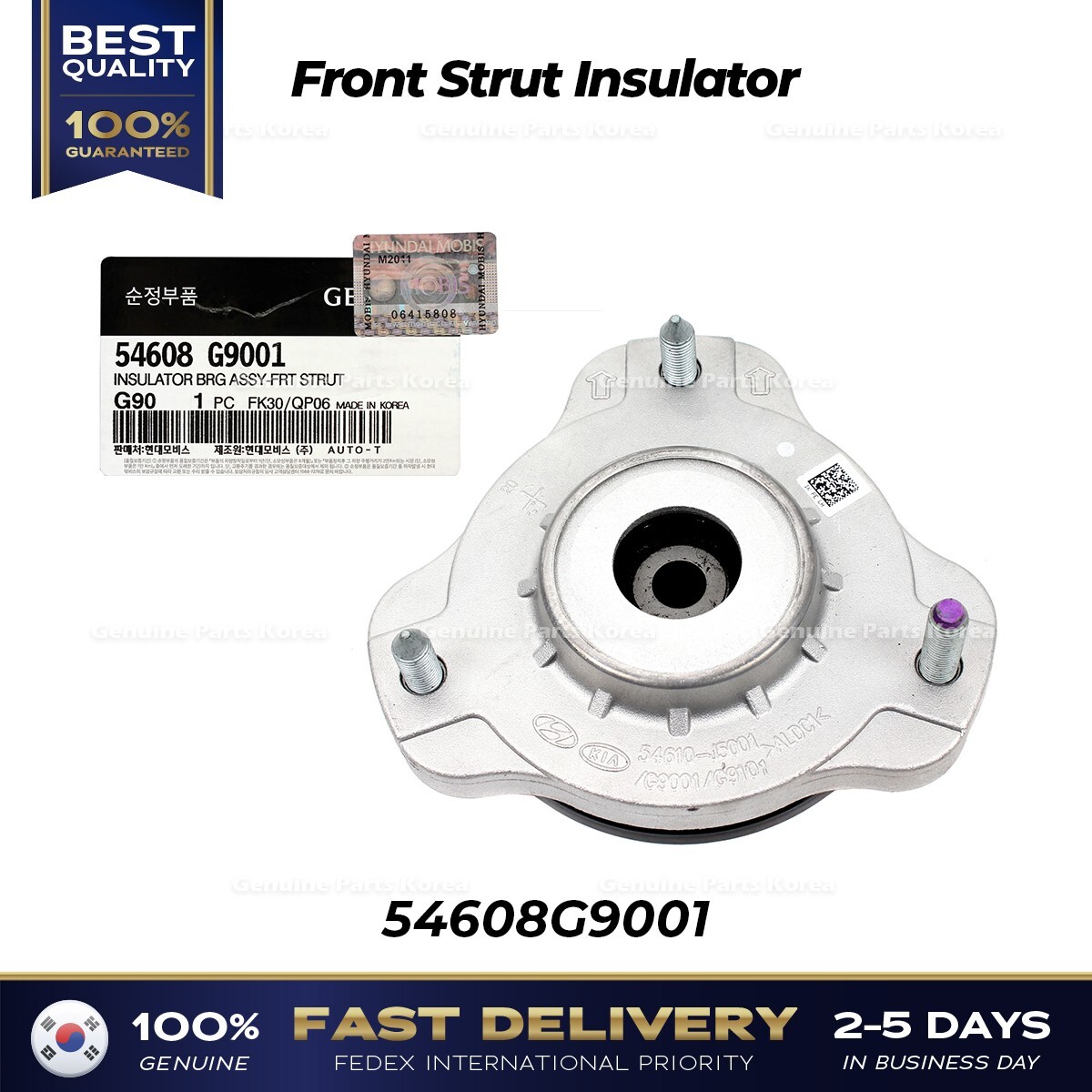 ⭐Genuine⭐ Front Strut Insulator 54608G9001 for Hyundai Genesis