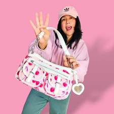 Urban Outfitters Rare And Hard To Find Alexis Cherry Baguette Bag