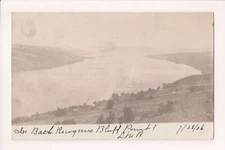 L-561 Bath New York Bluff Point 1906 Real Photo Postcard RPPC
