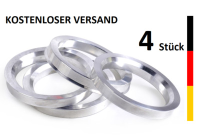 4x Zentrierringe für Alufelgen 72,6 auf 66,1 mm Alustar Alutec Artec ASA ATS ...