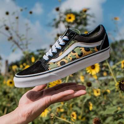Vans Old Skool x Sunflower Custom Handmade Shoes By Patch