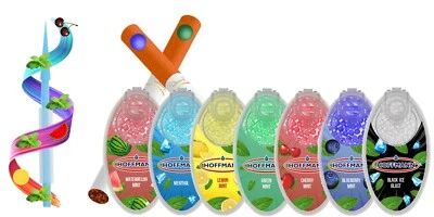 Hoffmann Kapsel Kugel Aromaperlen Zigaretten Filter Mint Flavour Capsule Natural