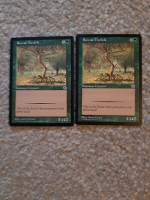 MTG 2 x Rowan Treefolk - Portal