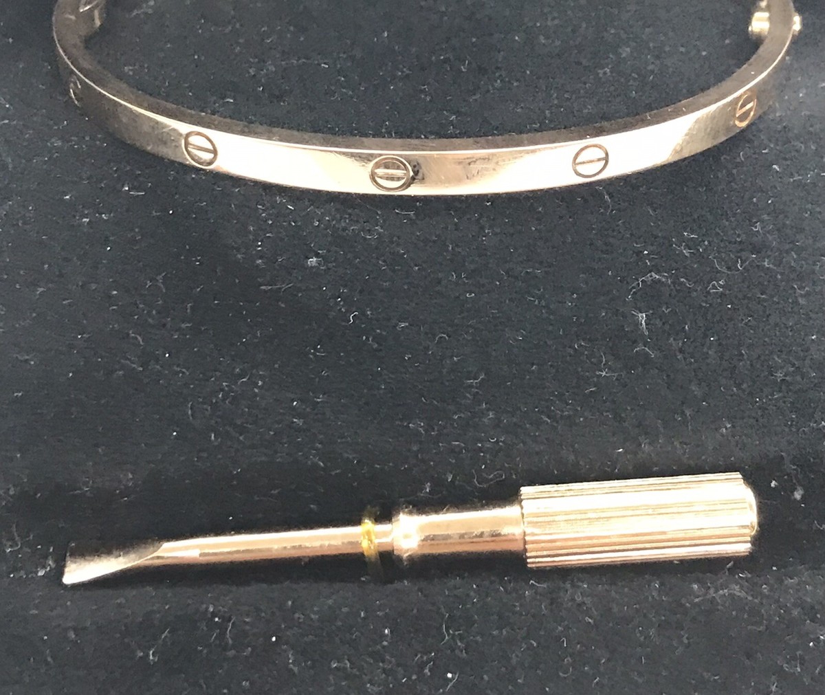 CARTIER Bracelet LOVE Bracelets with driver #17 K18 AU750