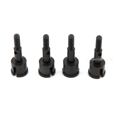 HSP 02168 Steel Wheel Axles Stub Axles (4) for Redcat Racing Tornado S30 BB PRO