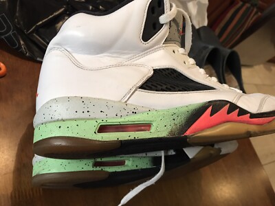 Air Jordan 5 Retro Poison Pro Stars Mens Size: 11.5White  display picture 3